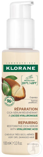 Klorane Cupuaçu Bio Cica-Sérum Réparation Thermo-Protecteur Cheveux Très Secs Abimés 100ml