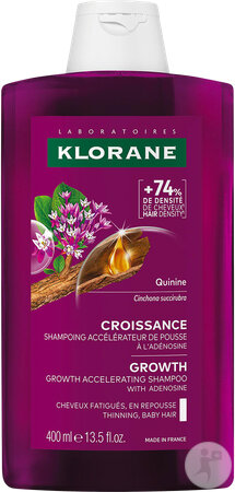 Klorane Shampoing Croissance À La Quinine 400ml
