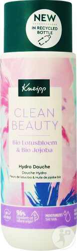 Kneipp Gel Douche Clean Beauty Fleurs De Lotus Et Huile De Jojoba Bio Flacon 200ml