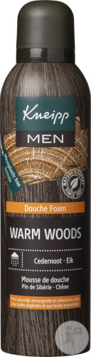 Kneipp Mousse De Douche Hommes Warm Woods Pin de Sibérie/Chêne 200ml