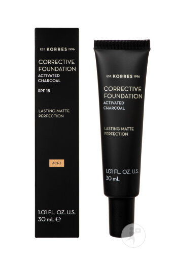 Korres Corrective Foundation Charbon Actif Acf3 Tube 30ml-2