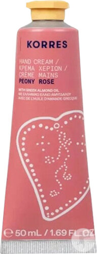 Korres KB Crème Mains Rose Tube 50ml