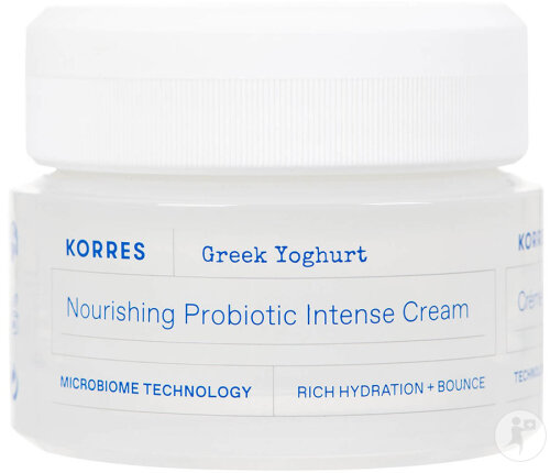 Korres KF Greek Yoghurt Nourishing Probiotic Intense Cream Peaux Sensibles Pot 40ml