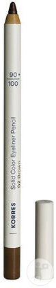 Korres KM Solid Color Eyeliner Pencil 02 Brown 1,2g
