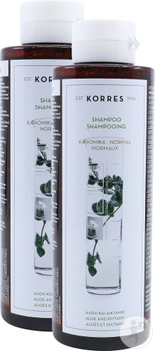 Korres Shampoing Usage Fréquent Aloe Et Dictame Cheveux Normaux 250ml Promo 1 + 1 Gratuit