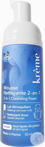 Krème Mousse Nettoyante 2en1 50ml