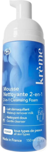 Krème Mousse Nettoyante 2en1 Bio 150ml