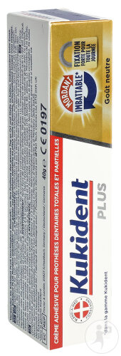 Kukident Crème Adhésive Tenue Imbattable 40g