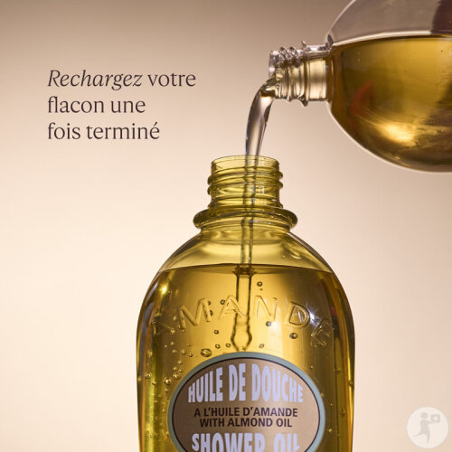 L'Occitane Huile Douche Amande Flacon-Pompe 500ml-3