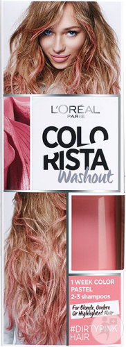 Coloration Temporaire L'Oréal Colorista Washout - Rose Lilas - Effet Lavable