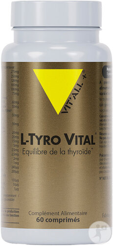 Vit'all+ L-Tyro Vital Équilibre De La Thyroïde 60 Comprimés