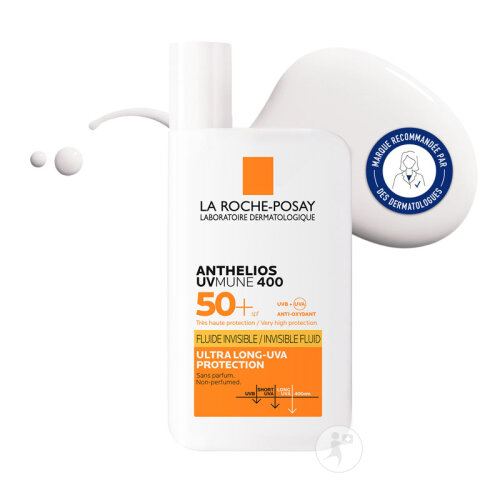 La Roche-Posay Anthelios UVMune 400 Fluide Solaire Invisible IP50+ Visage Sans Parfum 50ml-2