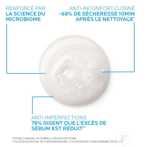 La Roche-Posay Effaclar H Crème Lavante Isobiome 390ml-2