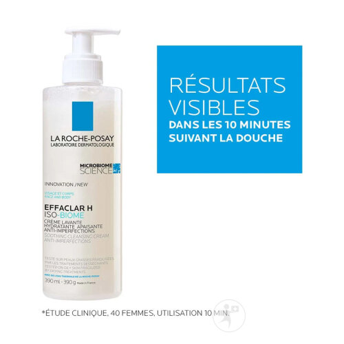 La Roche-Posay Effaclar H Crème Lavante Isobiome 390ml-7