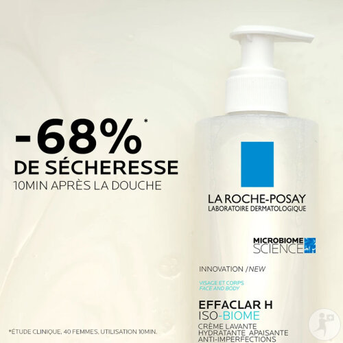 La Roche-Posay Effaclar H Crème Lavante Isobiome 390ml-8