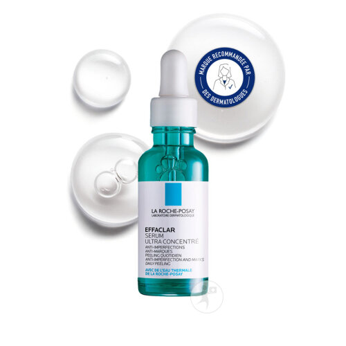 La Roche-Posay Effaclar Sérum Visage Anti-Imperfections Micro-Peeling Peaux Tendance Acnéique 30ml-2