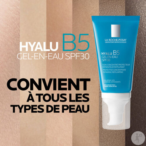 La Roche-Posay Hyalu B5 Gel-En-Eau IP30 Tube Pompe 50ml-5