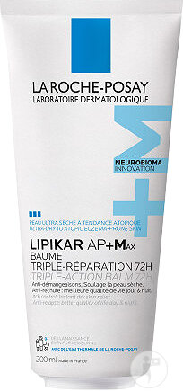 La Roche-Posay Lipikar AP+Max Baume Triple Réparation 72H Tube 200ml
