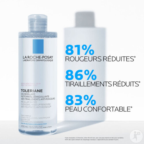 La Roche-Posay Toleriane Eau Micellaire Peaux Réactives 2x400ml-7