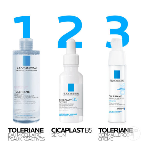 La Roche-Posay Toleriane Eau Micellaire Peaux Réactives 2x400ml-9