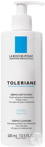 La Roche-Posay Tolériane Fluide Nettoyant Et Démaquillant Peaux Sensibles À Intolérantes 400ml
