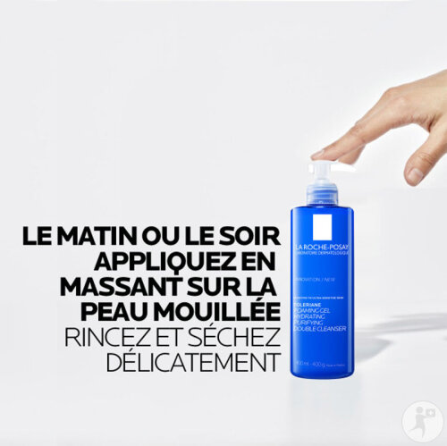 La Roche-Posay Toleriane Gel Moussant Double Nettoyant Purifiant Apaisant 400ml-2