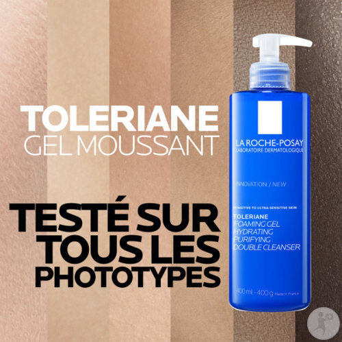 La Roche-Posay Toleriane Gel Moussant Double Nettoyant Purifiant Apaisant 400ml-4