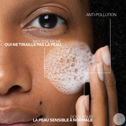 La Roche-Posay Toleriane Gel Moussant Double Nettoyant Purifiant Apaisant 400ml-5