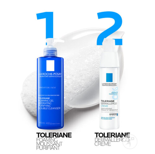 La Roche-Posay Toleriane Gel Moussant Double Nettoyant Purifiant Apaisant 400ml-8