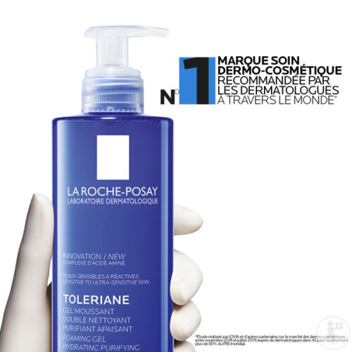 La Roche-Posay Toleriane Gel Moussant Double Nettoyant Purifiant Apaisant 400ml-9