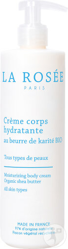 La Rosée Crème Corps Hydratante Beurre De Karité Bio 400ml