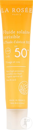 La Rosée Fluide Solaire Invisible SPF50+ Abricot Bio 40ml