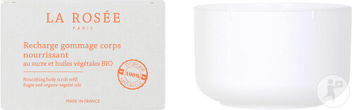 La Rosée Gommage Corps Nourrissant Sucre Huiles Végétales Bio Recharge 200ml