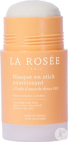 La Rosée Masque Stick Nourrissant Huile D'Amande Douce Bio 50ml