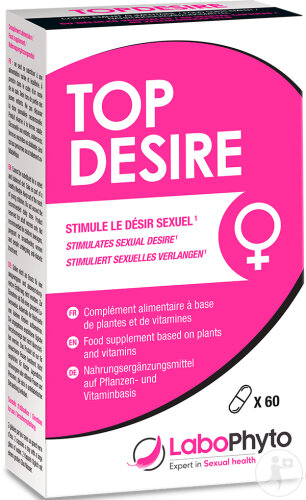 Labophyto Top Desire Bonnes Relations Sexuelles Pour Femmes 60 Gélules