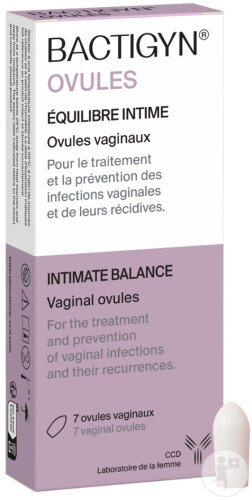 Laboratoire CCD Bactigyn Ovules Équilibre Intime 7 Pièces