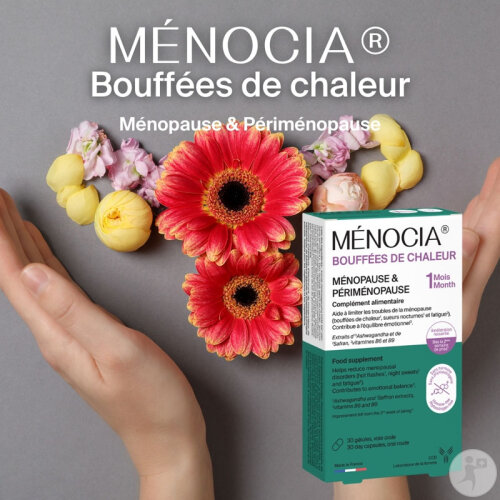Laboratoire CCD Ménocia Bouffées De Chaleur 1 Mois 30 Gélules-5