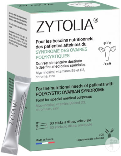 Laboratoire CCD Zytolia Syndrome Des Ovaires Polykystiques Sopk 60 Sticks