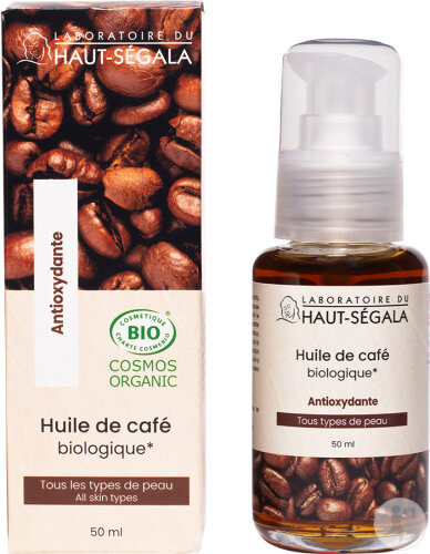 Laboratoire Du Haut-Ségala Huile De Café Antioxydante Tous Types De Peau Bio 50ml