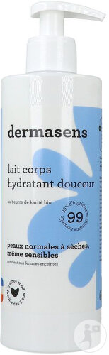 Laboratoire Marque Verte Dermasens Lait Corps Hydratant Flacon Pompe 400ml