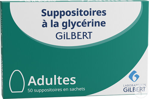 Laboratoires Gilbert Suppositoires À La Glycérine Adultes Étui 50 Pièces