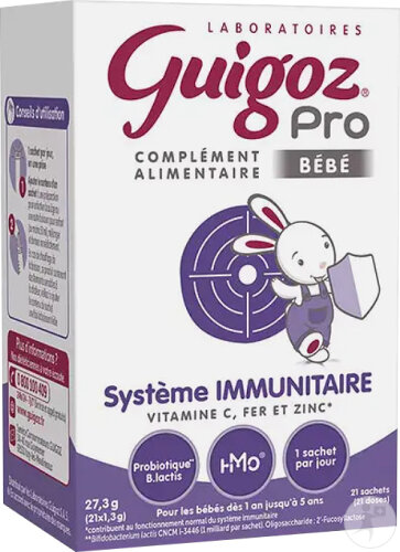 Guigoz Pro Bébé Système Immunitaire 21 Sachets