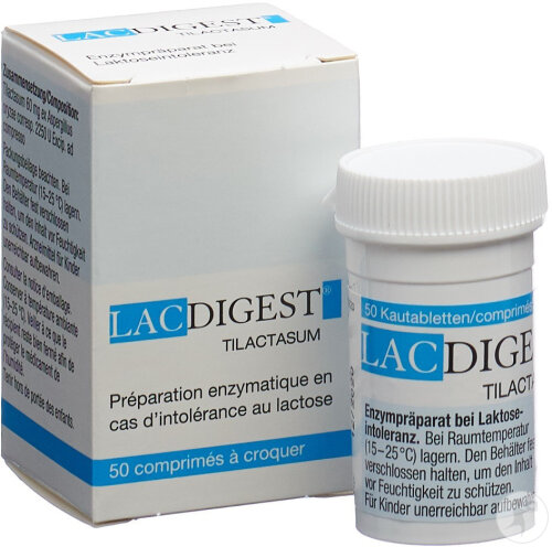 Lacdigest Comprimé Croquer 50 Pièces