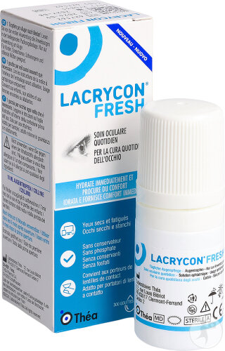 Lacrycon Fresh Gouttes Oculaires Flacon 10ml
