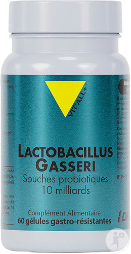 Vit'all+ Lactobacillus Gasseri Souches Probiotiques 10 Milliards 60 Gélules Gastro-Résistantes