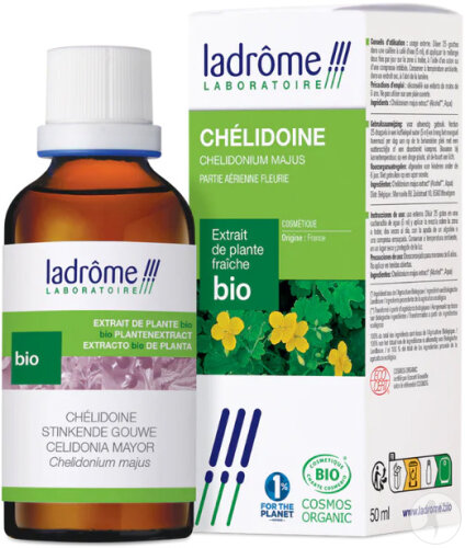 Ladrôme Chélidoine Extrait De Plante Bio Flacon 50ml