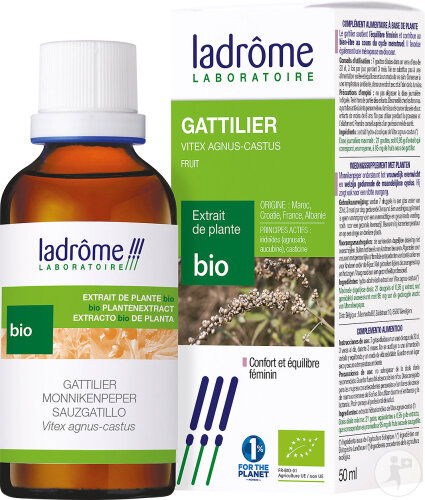 Ladrôme Extrait De Gattilier Vitex Agnus Castus Fruit Bio Flacon 50ml-2