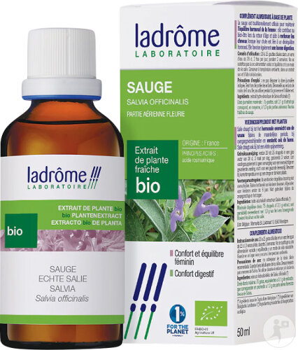 Ladrôme Extrait De Sauge Flacon 50ml
