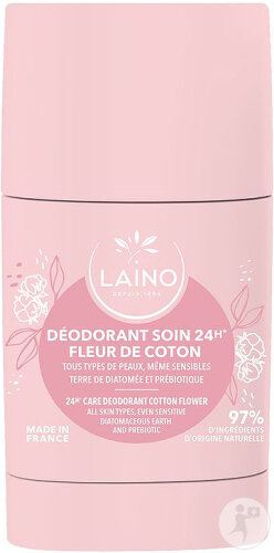 Laino Déodorant Soin Fleurs De Coton Solide 60g