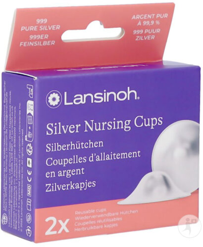 Lansinoh Coupelles D’Allaitement En Argent 2 Pièces